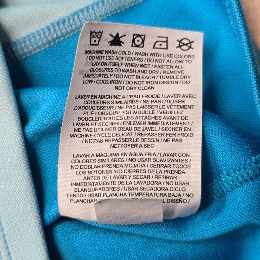 Nike Dri-Fit Athletic Quarter Zip Pullover Blue Running Training XS‎
